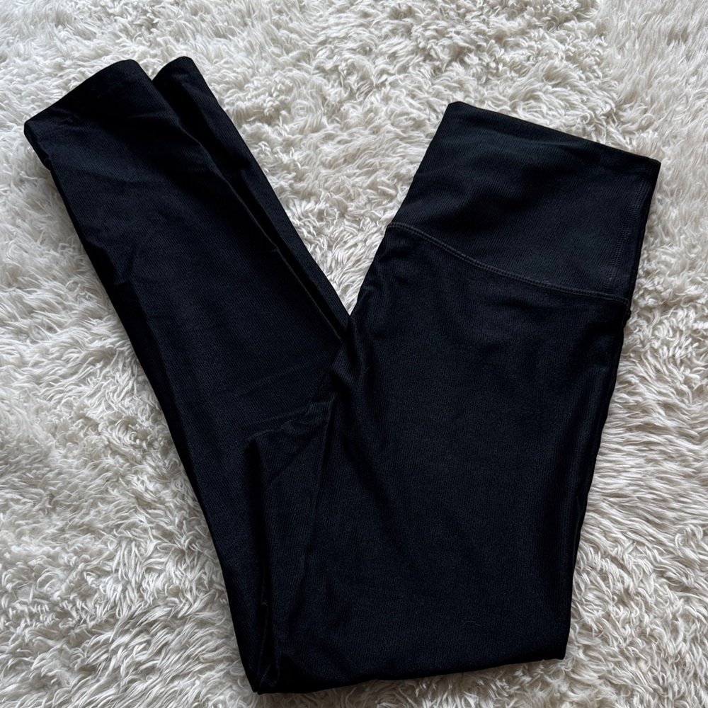 Aerie Black OFFLINE Ribbed Leggings